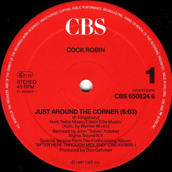 Cock Robin – Just Around The Corner (Special Version) (NM, FUNDA VG+) BOX11