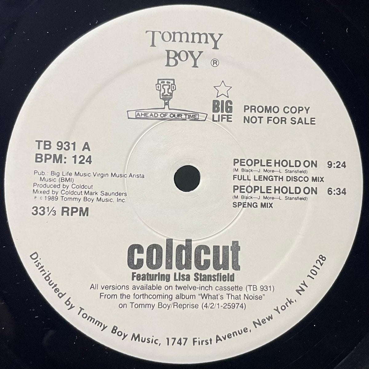 Coldcut Featuring Lisa Stansfield – People Hold On (NM,FUNDA EX) BOX31
