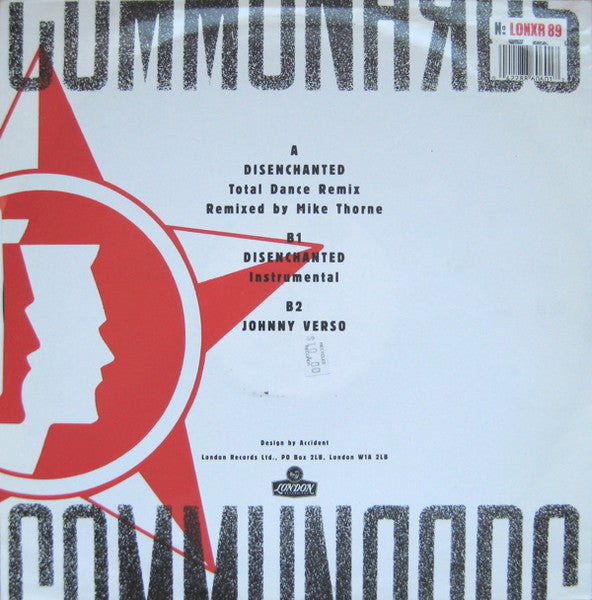 Communards – Disenchanted (Total Dance Remix) (NM, FUNDA VG+) BOX3
