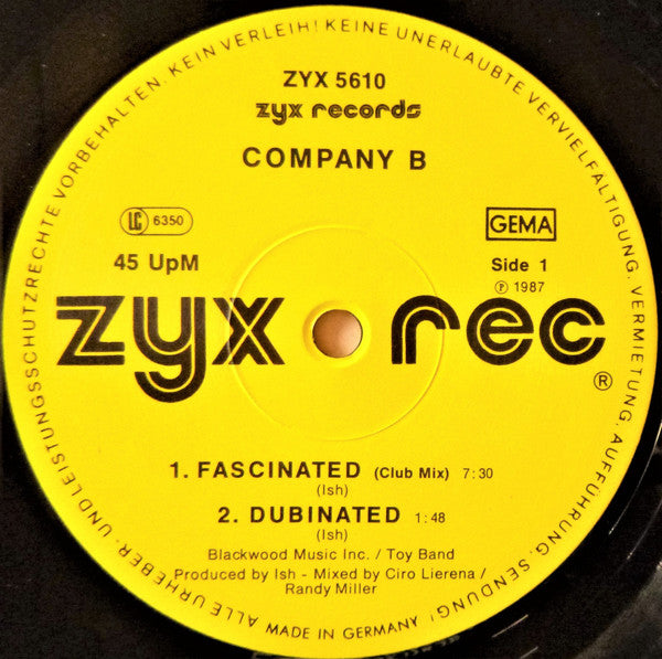 Company B – Fascinated (NM) BOX28