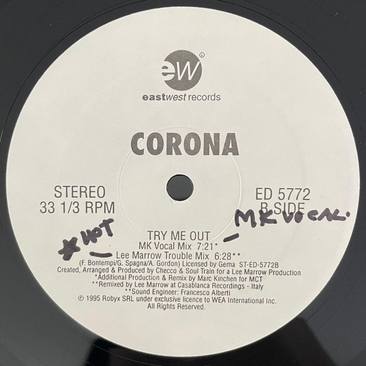 Corona – Try Me Out (EX, FUNDA VG+) BOX8
