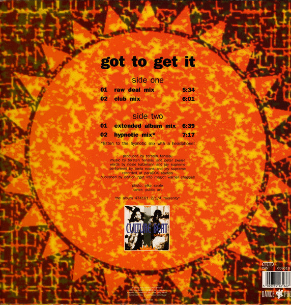 Culture Beat – Got To Get It (EX) BOX12