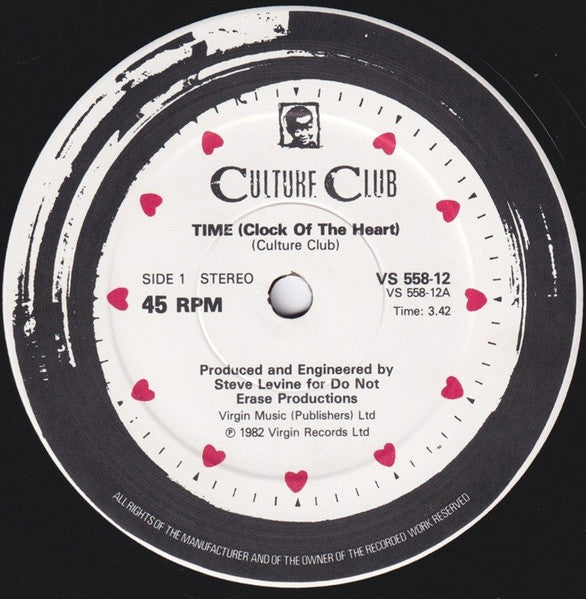 Culture Club – Time (Clock Of The Heart) / LIMITED EDITION INCLUYE POSTER (NM)