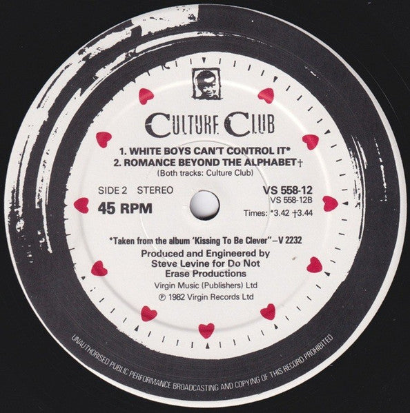 Culture Club – Time (Clock Of The Heart) / LIMITED EDITION INCLUYE POSTER (NM)