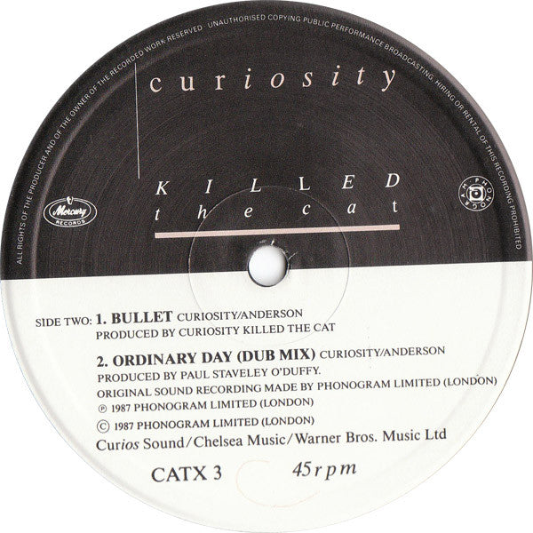Curiosity Killed The Cat – Ordinary Day (NM, FUNDA VG+)