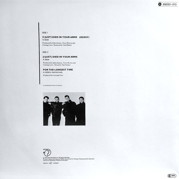 Cutting Crew – (I Just) Died In Your Arms (NM, FUNDA VG+)