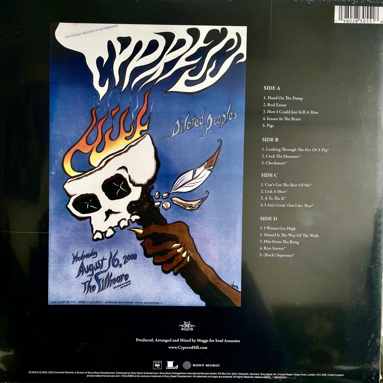 Cypress Hill – Live At The Fillmore / DISCO DOBLE (NUEVO, SELLADO) BOX42