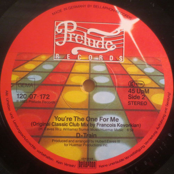 D-Train – You're The One For Me (NM)
