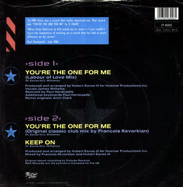 D-Train – You're The One For Me (Labour Of Love Mix) (NM)