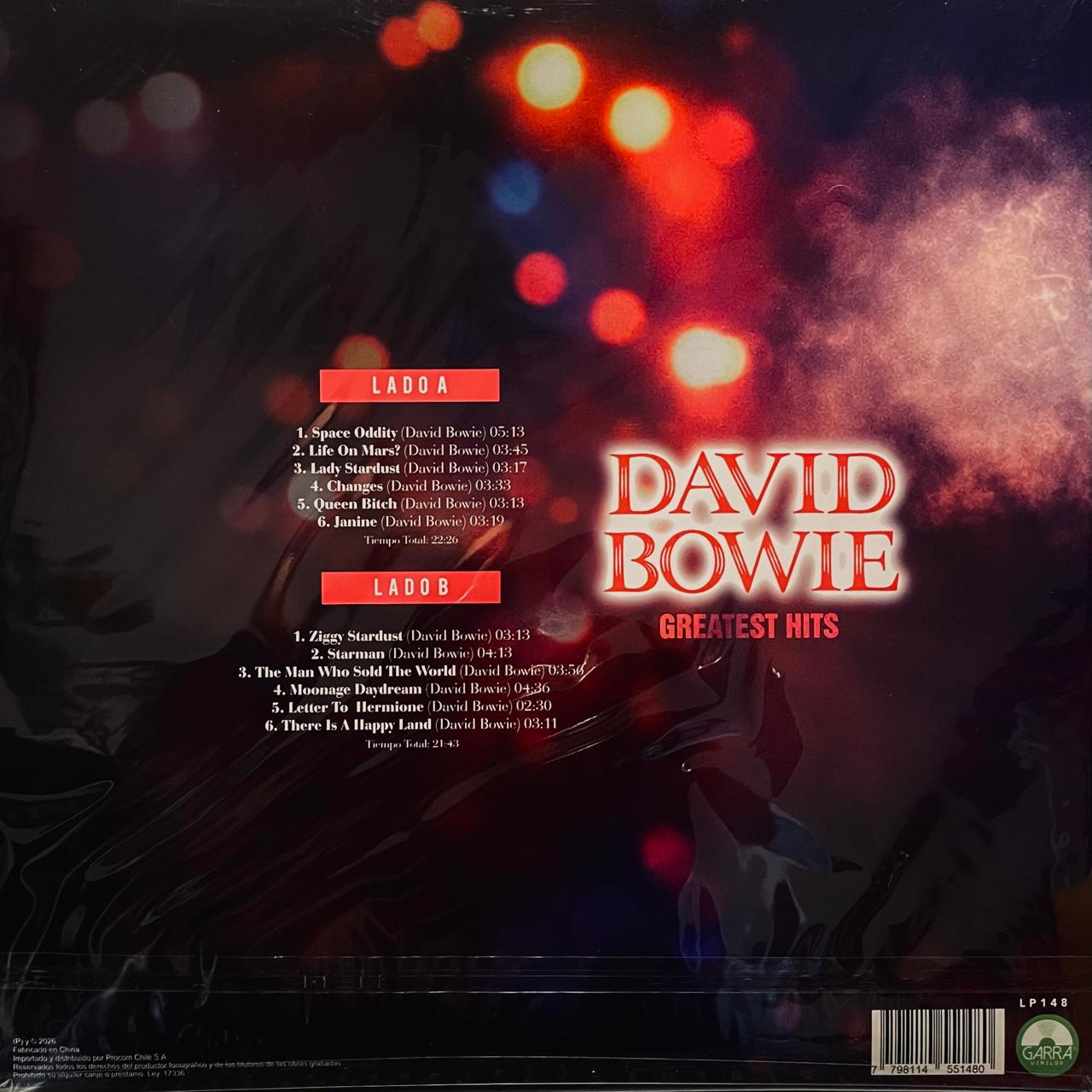 David Bowie – Greatest Hits (NUEVO, SELLADO)