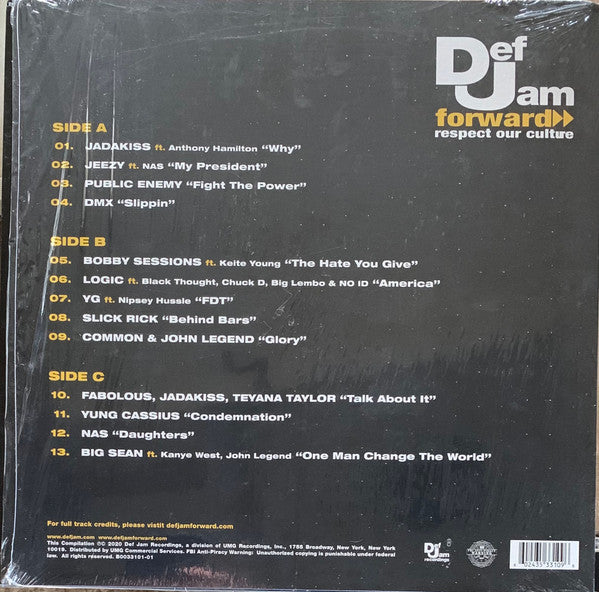 Various – Def Jam Forward: Respect Our Culture /DISCO DOBLE (NUEVO, SELLADO)