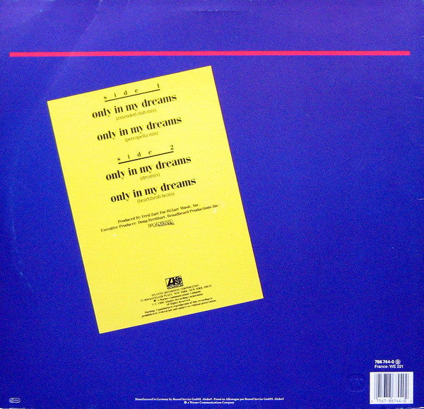 Debbie Gibson – Only In My Dreams (NM, FUNDA VG+)