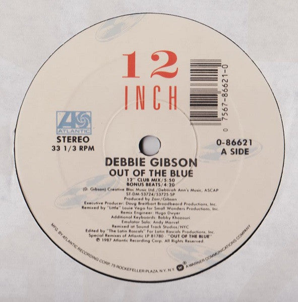 Debbie Gibson – Out Of The Blue (VG+) BOX26