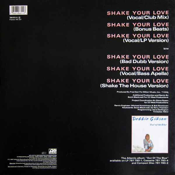 Debbie Gibson – Shake Your Love (VG+) BOX23