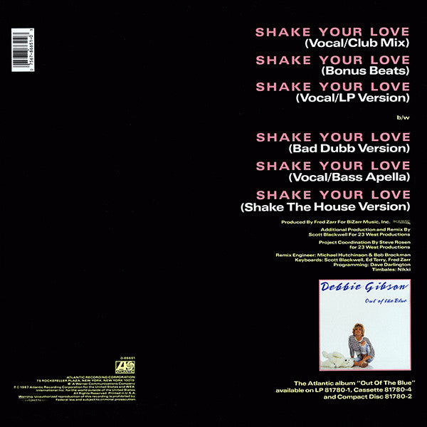 Debbie Gibson – Shake Your Love (NM, FUNDA VG+) BOX16