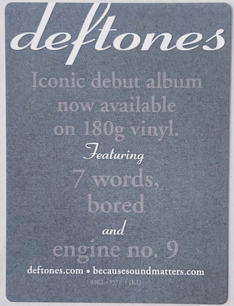 Deftones – Adrenaline (NUEVO, SELLADO) BOXV38