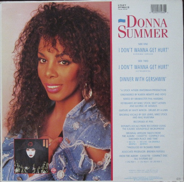 Donna Summer – I Don't Wanna Get Hurt (Extended Version) (EX) BOX27