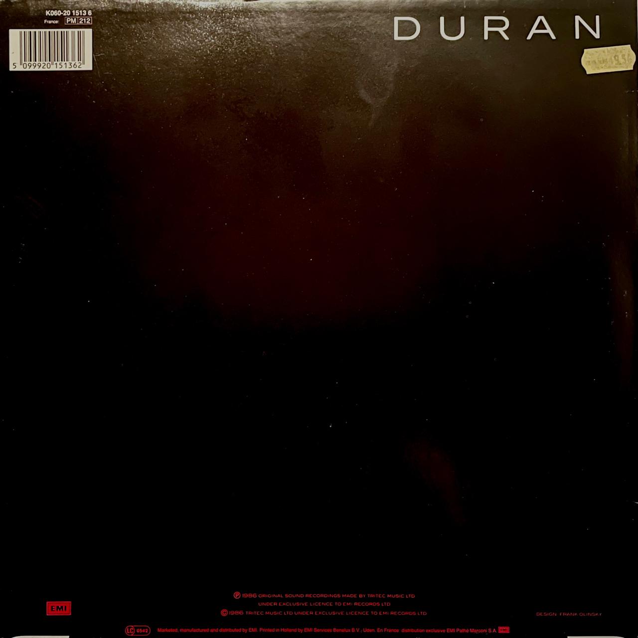Duran Duran – Notorious (NM) BOX29