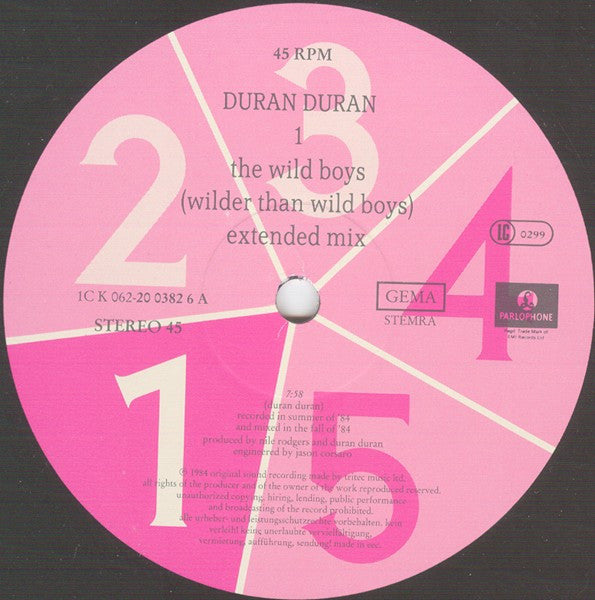 Duran Duran – The Wild Boys (EX, FUNDA NM)