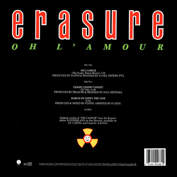 Erasure – Oh L'Amour (NM)