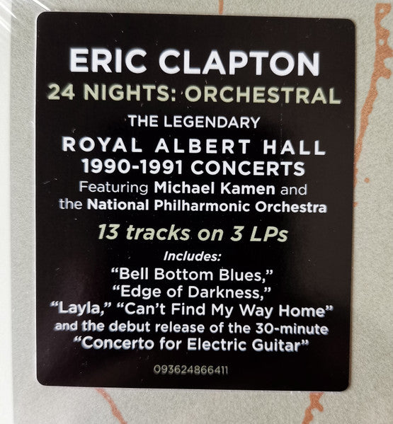 Eric Clapton – 24 Nights: Orchestral / DISCO TRIPLE (NUEVO, SELLADO) BOXV53