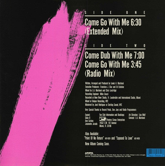Exposé – Come Go With Me (NM, FUNDA EX) BOX6