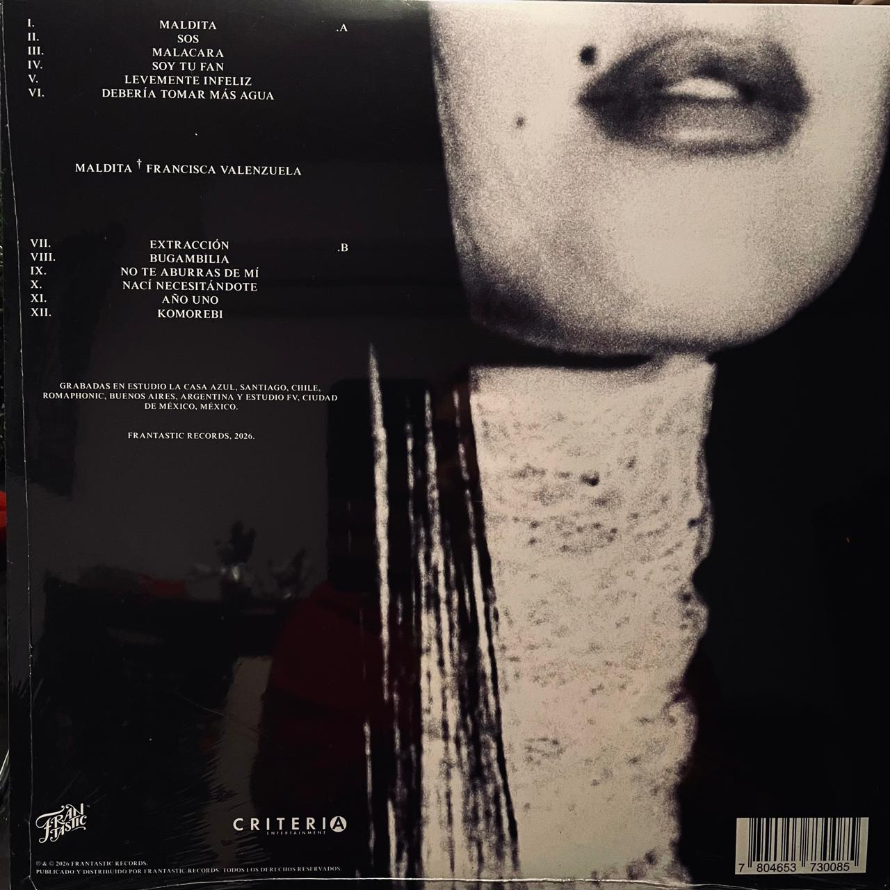 Francisca Valenzuela – Maldita (NUEVO, SELLADO)