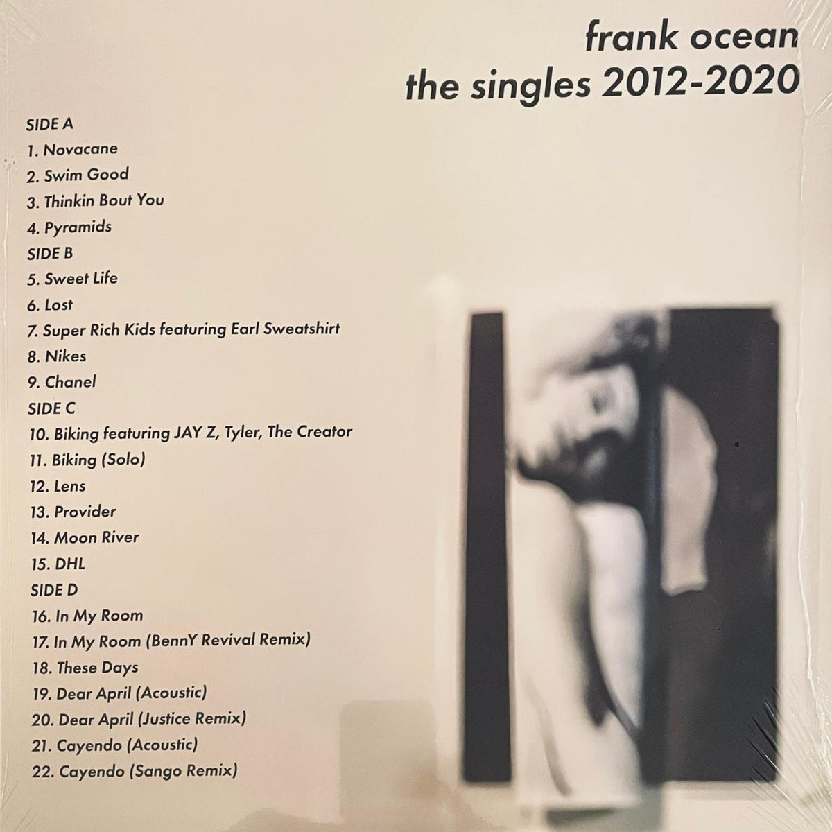 Frank Ocean – The Singles 2012-2020 / DISCO DOBLE (NUEVO, SELLADO)