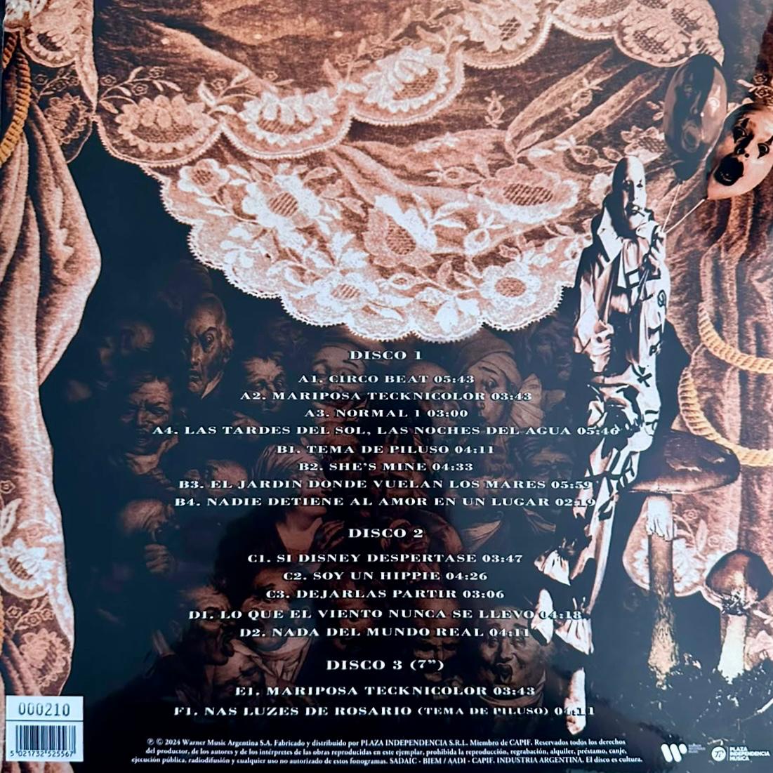 Fito Páez – Circo Beat 30 Th Aniversario / 2LP + VINILO 7" + POSTER / EDICIÓN NUMERADA (NUEVO, SELLADO) BOXV50