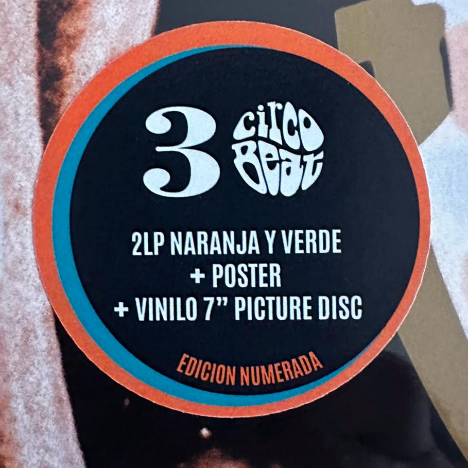 Fito Páez – Circo Beat 30 Th Aniversario / 2LP + VINILO 7" + POSTER / EDICIÓN NUMERADA (NUEVO, SELLADO) BOXV50