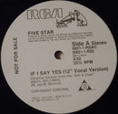 Five Star – If I Say Yes (EX, Funda Generic de Sello) BoxE1