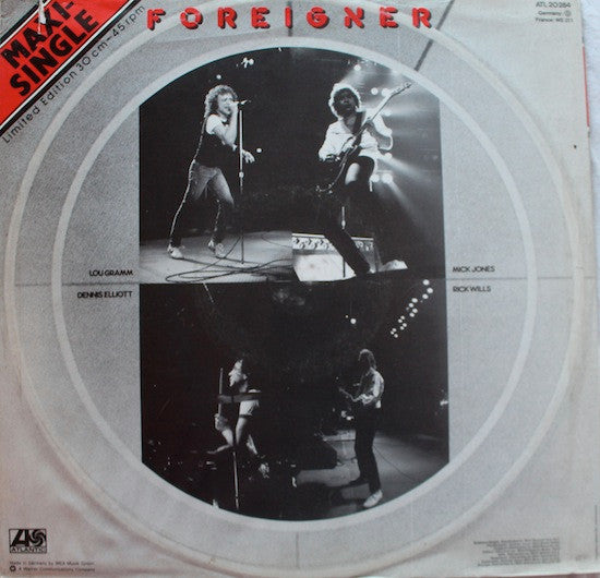 Foreigner – Break It Up (NM, FUNDA VG+) detalle en funda ver foto BOX2