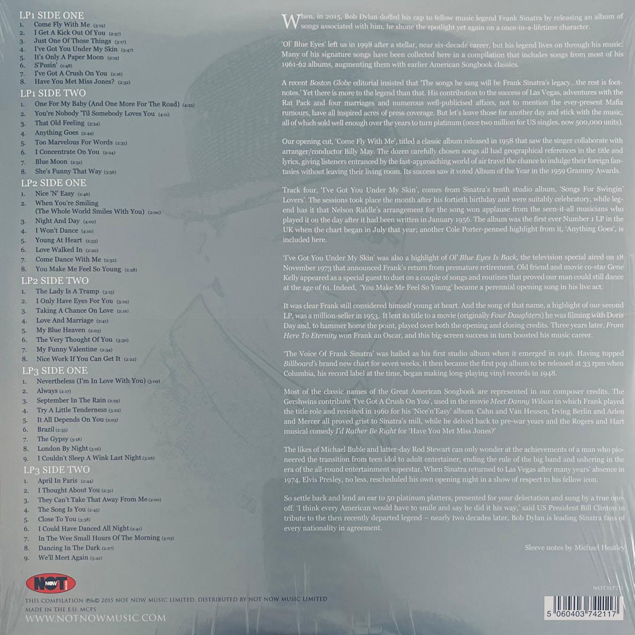 Frank Sinatra – The Platinum Collection / DISCO TRIPLE (NUEVO, SELLADO)