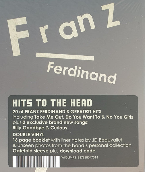 Franz Ferdinand – Hits To The Head / DISCO DOBLE + BOOKLET (NUEVO, SELLADO)