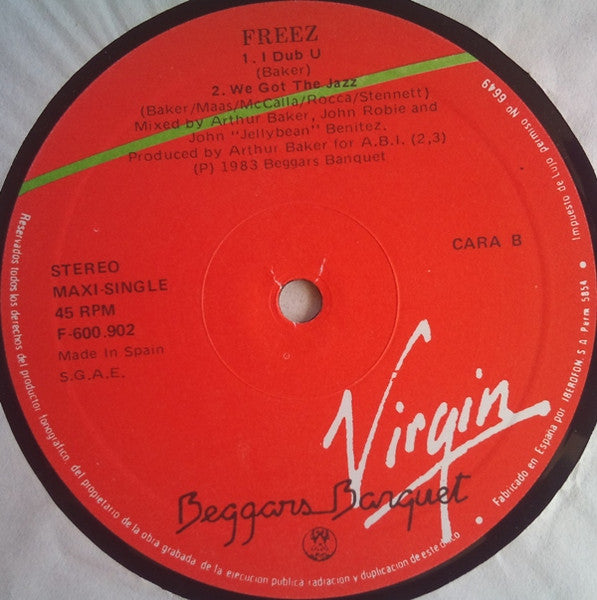 Freeez – I.O.U. (Megamix) (EX, FUNDA VG+) BOX16