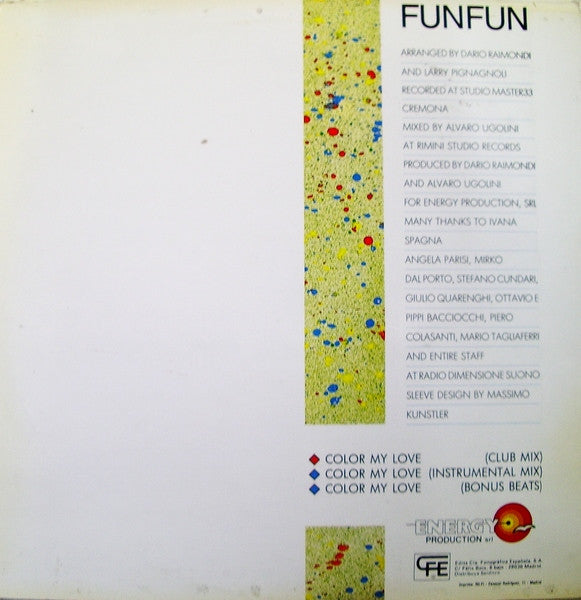 Fun Fun – Color My Love (NM, FUNDAVG+)