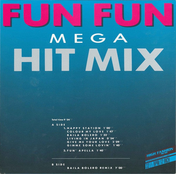 Fun Fun – Mega Hit Mix (NM) BOX30