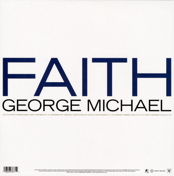 George Michael – Faith / DISCO DOBLE (NUEVO, SELLADO) BOXV35