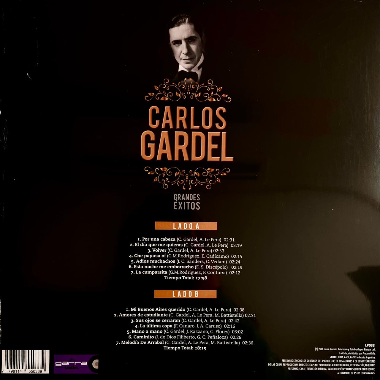Carlos Gardel – Grandes Éxitos (NUEVO, SELLADO)