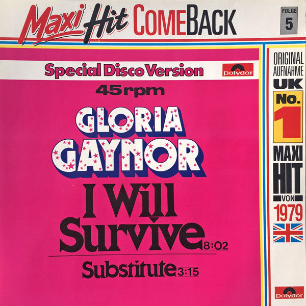 Gloria Gaynor – I Will Survive (NM, FUNDA EX) BOX28