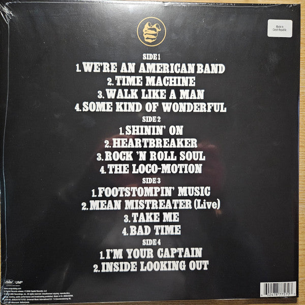 Grand Funk Railroad – Greatest Hits / DISCO DOBLE (NUEVO, SELLADO) BOXV35