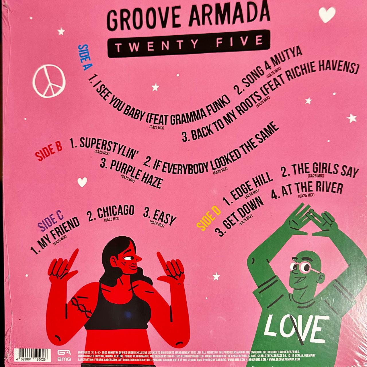 Groove Armada – GA25 / DISCO DOBLE (NUEVO, SELLADO) BOXV49