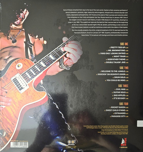 Guns N' Roses – Brazil '91 / DISCO DOBLE (NUEVO, SELLADO) BOXV10