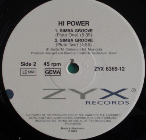 Hi Power – Cult Of Snap/Simba Groove (EX) BOX31