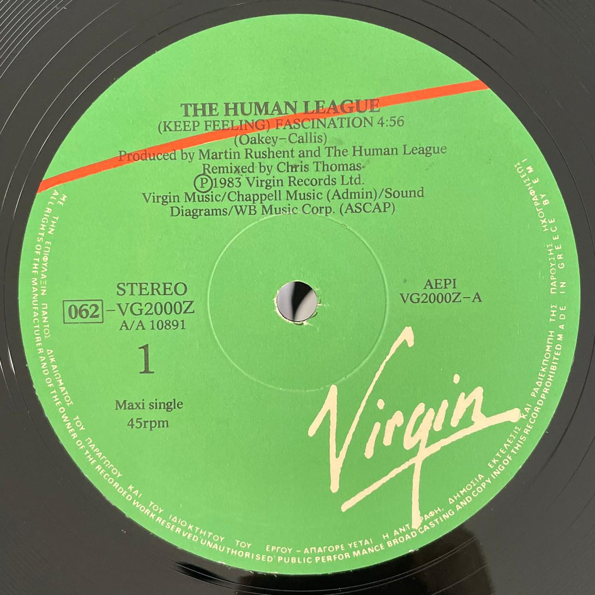 Human League – Fascination (VG+) BOX29