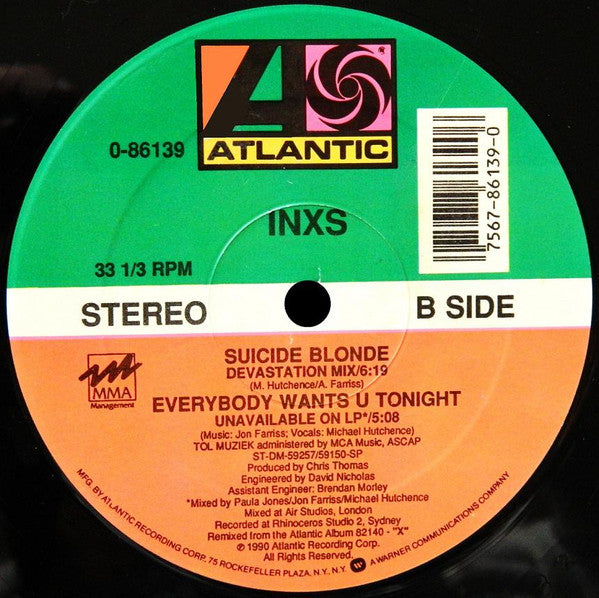 INXS – Suicide Blonde (NM) BOX18
