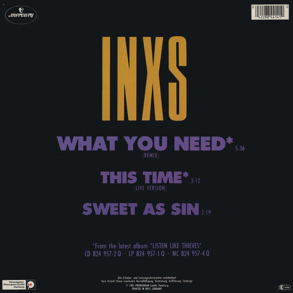 INXS – What You Need (NM)