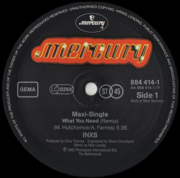 INXS – What You Need (NM)
