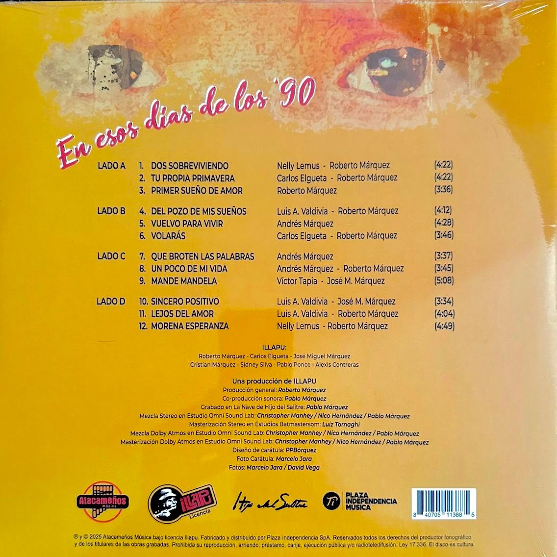 Illapu – En esos días de los 90 / DISCO DOBLE (NUEVO, SELLADO) BOXV50