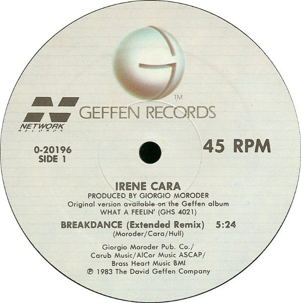 Irene Cara – Breakdance (NM, FUNDA VG+) BOX28